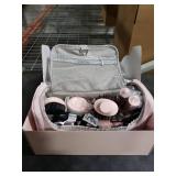 MESCOMB 5 in 1 Hot Air Styler Wrap, High-Speed Hair Dryer, Volumizing Brush with Auto Curlers, Fast Drying & Frizz-Free Styling, Straightening, No Heat Damage, Includes Travel Bag (Pink)