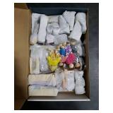 Toyssa Wooden Dollhouse Furniture Set, 36PCS Miniature Doll House Accessories with Colorful 5 Room & 4 Flexible Family Dolls, Pretend Play Toys Birthday Gift for Toddlers 3 4 5 6 Years Old