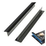 2 Pack Stove Gap Covers,Stove Gap Covers Stainless Steel,Gap Filler for Stove and Counter,Heat Resistant Oven Gap Filler,Adjustable Length 13.8 to 27.5 (T Shape)