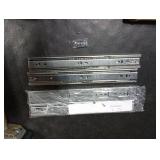 Gobrico Drawer Slides Furniture Hardware 14-inch 100 lb. Hydraulic Soft Close Full Extension Ball Bearing Runners 3Folds 2Pair