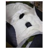 IECOii Zip Up Dog Coat for Large Dogs - Waterproof Winter Fleece Jacket in Green, XLarge - Suitable for Border Collie, Pitbull