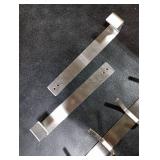 YUMORE Over The Door Hooks, SUS304 Stainless Steel Heavy Duty Door Hanger for Coats Robes Hats Clothes Towels, Hanging Towel Rack Organizer, Easy Install Space Saving Bathroom Hooks, Brushed Finish NO