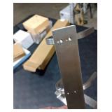 YUMORE Over The Door Hooks, SUS304 Stainless Steel Heavy Duty Door Hanger for Coats Robes Hats Clothes Towels, Hanging Towel Rack Organizer, Easy Install Space Saving Bathroom Hooks, Brushed Finish NO