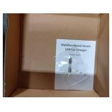 8 in 1Cigarette Lighter Splitter,LIHAN 3 Expander Socket Car Charger Adapter & 5 USB Ports(Type-C PD36W/QC3.0),12V/24V Plug,120W Outlet with LED Voltmeter,3.3FT Cable for Car,Truck,SUV,RV,Camping