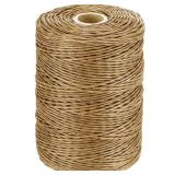Syhood 673 Feet Floral Vine Bind Wire Rustic Wrapping Wire for Flower Bouquets(Light Coffee)