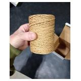 Syhood 673 Feet Floral Vine Bind Wire Rustic Wrapping Wire for Flower Bouquets(Light Coffee)