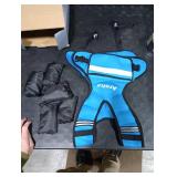 Aroha Adjustable Weighted Vest for Women & Men, 4-10lb/11-20lb/20-32lb Vest with 5 Ironsand Weights for Strength Training and Home Workout, Weight Vest with Reflective Strip for Running, Walking