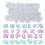 Resin Alphabet Mold Letter Silicone Keychain Mold Reversed Silicone Alphabet Resin Molds Backward Alphabet Molds for Jewelry Making Pendant Craft