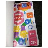 Sensory Path Floor Decals Education Floor Stickers Hopscotch Floors Decal Peel and Stick Sensory Pathway Stickers for School Classroom Kids Girl Boy Nursery Playroom (Robot Pathway)