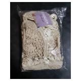 Erogeen 2 Pack Stuffed Animal Storage Net, Large Bedside Toy Organizer Net, Cotton Plushie Toy Storage Hammock with Tether for Stuffed Animals Playroom Organization