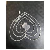 LED Heart Window Light Display