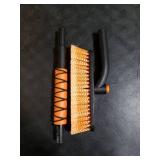 WeenthAvenue 33 Extendable Snow Brush and Ice Scraper for Car Windshield, 2-in-1 Car Snow Brush & Ice Scraper with 360° Pivoting Brush Head and Comfortable Foam Grip for SUV Trucks Sedans,Orange 