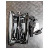 Lunale Portable Ultralight Collapsible Stool,Camping Chair,Handbag Style Pocket Foldable Stool for Camping Travel Fishing Hiking and Outdoor Activities(Gray)