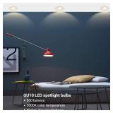 DEWENWILS 6-Pack GU10 LED Bulb Dimmable, 3000K Warm White GU10 Bulb Replacement for Track Lighting, 500LM, 7W(50W Equivalent) LED Light Bulb for Kitchen, Range Hood, Living Room, Bedroom