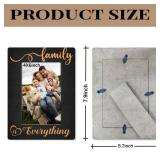 WQXHN Family Photo Frame for Mom, Dad, Grandparents, Family is Everything Photo Frame, Holds 4 x 6 Inch Photos, Farmhouse Wooden Picture Frames Gift, Rustic Home Decor, Living Room Decorate C1