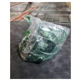 BRONZEDOG Dog Muzzle Adjustable Durable Metal Wire Basket for Large and Extra Large Dogs with Leather Straps Breathable, Drinkable, Training, Prevents Biting (Stainless Steel, Rottweiler)