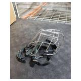 BRONZEDOG Dog Muzzle Adjustable Durable Metal Wire Basket for Large and Extra Large Dogs with Leather Straps Breathable, Drinkable, Training, Prevents Biting (Stainless Steel, Rottweiler)