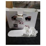 NVGSN Shoe Slots Organizer MultiPack - Shoe Stackers for a Pair of Shoes, shoe Storage Shoes Space Savers 50%, 4 Levels Adjustable Thickening Double Layer shoes Holders shoe Organizer for Closet, Whit