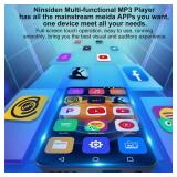 144GB MP3 Player with Bluetooth and WiFi, 4 Full-Color Touch Screen MP3 Music Player with Spotify, Pandora, YouTube, Amazon Music, Libby, Android Mainstream Media MP4 Player for Kids, Black