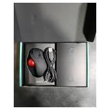 Nulea M511 Wireless Trackball Mouse, Rechargeable Ergonomic Thumb-Control Mouse with Tilt Stand, Smooth & Precision Tracking, 3 Device Connection (Bluetooth or USB Receiver), for PC/Mac/Laptop-Red