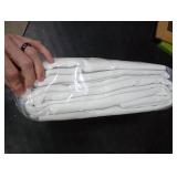 NICETOWN 100% Blackout Window Curtain Panels, Cold and Full Light Blocking Drapes with Black Liner for Nursery, 84 inches Drop Thermal Insulated Draperies (White, 2 Pieces, 52 Wide Each Panel)