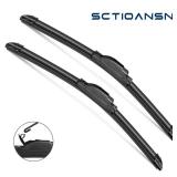 3Pcs Windshield Wipers for Honda Fit 2009-2020, Original Equipment Premium All Weather Wiper Blades for My Car- 28/14/14B (Pack of 3) J- HOOK
