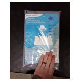 Blissful Diary Baby Splat Mat for Under High Chair, 50.4 x 50.4 Inch Wipeable Splash Mat, Waterproof and Washable, Anti-Slip Floor Protector, Gray