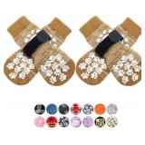 EXPAWLORER Anti Slip Dog Socks to Prevent Licking Paws, Dog Shoes for Hot Pavement, Dog Booties for Small Medium Large Senior Dogs, Traction Control Boots & Paw Protectors for Hardwood Floors