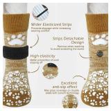 EXPAWLORER Anti Slip Dog Socks to Prevent Licking Paws, Dog Shoes for Hot Pavement, Dog Booties for Small Medium Large Senior Dogs, Traction Control Boots & Paw Protectors for Hardwood Floors