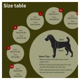 V.PET.B.R Dog Winter Coat,Warm Jacket Paded Fleece Pet Vest with Built in Harness, Windproof Reflective Cozy Adjustable Snow Pet Coat Clothes with Zipper for Small Medium Large Dogs