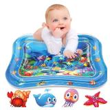 Infinno Inflatable Tummy Time Mat Premium Baby Water Play Mat for Infants and Toddlers Baby Toys for 3 to 24 Months, Strengthen Your Baby