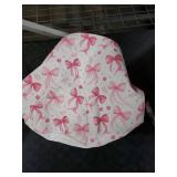 HIYAGON Butterfly Baby Laundry Basket Baby Hamper for Nursery Girl Kids Butterfly Hamper Cute Kids Toys Storage Bin Organizer Butterfly Room Decor for Home(Pink Bowknot)