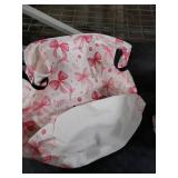 HIYAGON Butterfly Baby Laundry Basket Baby Hamper for Nursery Girl Kids Butterfly Hamper Cute Kids Toys Storage Bin Organizer Butterfly Room Decor for Home(Pink Bowknot)