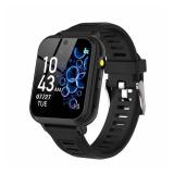 Phyulls Smart Watch for Kids, Smart Watch Toys with 39 Games Camera Video Recorder Music Alarm Calculator Calendar Flashlight Stopwatch Pedometer Gift Toys for 3-12 Years Old Boys and Girls (Black)