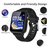 Phyulls Smart Watch for Kids, Smart Watch Toys with 39 Games Camera Video Recorder Music Alarm Calculator Calendar Flashlight Stopwatch Pedometer Gift Toys for 3-12 Years Old Boys and Girls (Black)