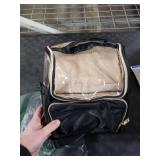 Rexmica Large Marker Organizer Case for 180 Markers, Marker Storage Bag with Dividers and 4 Pockets for Paint Markers, Paint Brushes, Colored Pencils or Other Art Supplies, Black (Patented Design)