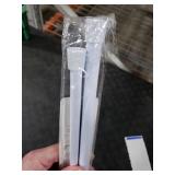 Tension Curtain Rod 18-39 Inch with 2 Brackets Adjustable Spring Loaded Curtain Rods No Drilling Extendable White Tension Rod for Window Door Closet Bookshelf Kitchen Bathroom