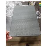 Heated Foot Rest for Under Desk at Work, Foot Stool with Vibration Massage, 2 Heat Levels, Adjustable Height, Ergonomic Memory Foam Feet Warmer Heater Footrest Under Desk,Light Gray