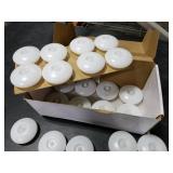 Homemory 24 Pack 3in Flameless Led Floating Candles, 200 Hour White Battery Operate Waterproof Tealights for Cylinder Vases, Centerpieces at Wedding Decor, Party, Pool