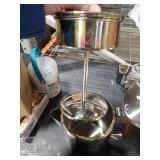 LRYYBTI Percolator Pot Stainless Steel Camping Coffee Pot-NO Aluminum or Plastic Camping Coffee Pot Stovetop (9 cup)