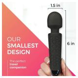 Yarosi Micro Personal Massage Wand Smallest Strongest Handheld Cordless Massager, Strong Powerful Compact Perfect For Travel, Magic Stress Away, All Body Back Legs Hand Pains Sports Recovery