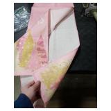 Artoid Mode Xmas Trees Snowflakes Pink Merry Christmas Table Runner, Winter Seasonal Kitchen Dining Table Decoration for Home Party Decor 13x72 Inch