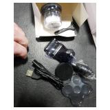 Hugdew 5 in 1 Head Shavers for Bald Men, Skull Head Shaver with Rechargeable Battery, Electric Razor, Hair Clippers, Nose Hair Trimmer, Cleaning Brush, Hair Manager, Idea Gift for Men(Brown)