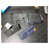 EASY READ 2 Pairs TR90 Bifocal Reading Glasses for Men,Rectangular Sport Blue Light Blocking Readers with Spring Hinge(Magnification 2.00,Black/Blue)