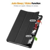 Suttkue for Lenovo Legion Y700 2025 3RD Case with Screen Protector(1 Pack),high quality Hard Shell, Lightweight,Quality PU,Anti-Fingerpirnts, Scratch Resistant, Black for Y700 2025 3RD 8.8 inch