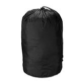 PATIKIL Stuff Sack, 9 x 16 Inch Waterproof Outdoor Storage Sack Upgrade Drawstring Bag Ultralight Ditty Bags Portable Dust Flap for Organizing Camping Hiking Travel Gear Gym, Black