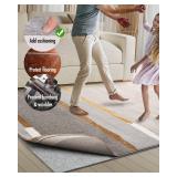 Resare Non Slip Rug Pad Gripper - 2x6 Feet 1/4 Extra Thick Felt Under Rug for Area Rugs and Hardwood Floors,Super Cushioned Non Skid Carpet Padding