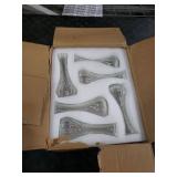 Glass Bud Vase Set of 12 - Hewory Small Vases for Flowers, Clear Bud Vases in Bulk, Cute Glass Vases for Centerpieces, Mini Floral Vase for Wedding, Events, Home Decor, Table Centerpiece