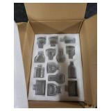 Hewory Mini Bud Vases for Centerpieces: 28pcs Small Glass Vase Bulk - Clear Tiny Vases for Wedding Baby Shower Birthday Party Events Table Decor