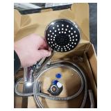 Filtered Shower Head with Handheld Spray Combo,12 inch High Pressure Rainfall Shower Head with Adjustable Slide Bar,Dual Rainfall Showerhead,Bathroom Accessories,Black